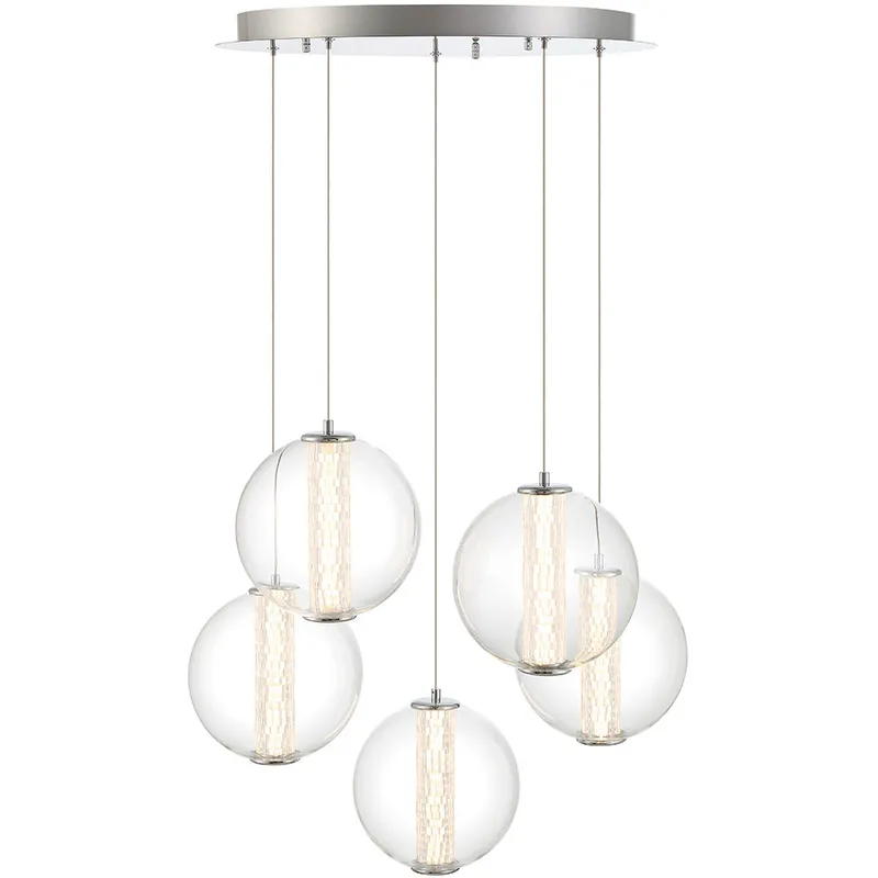 Atomo LED 25.75 inch Chrome Chandelier Ceiling Light