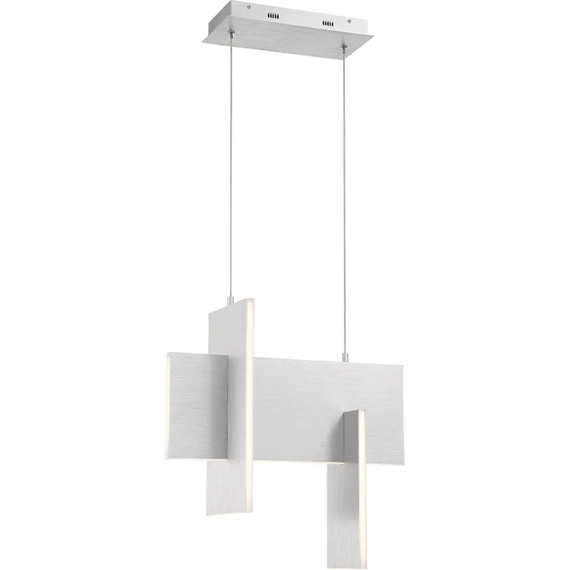 Coburg LED 8 inch Aluminium Pendant Ceiling Light in Aluminum