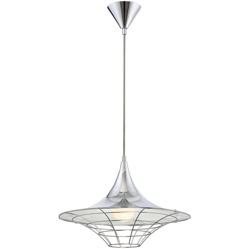 Windsor 1 Light 17.75 inch Chrome Pendant Ceiling Light