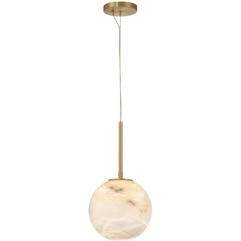 Kepler 1 Light 8 inch Gold Mini Pendant Ceiling Light