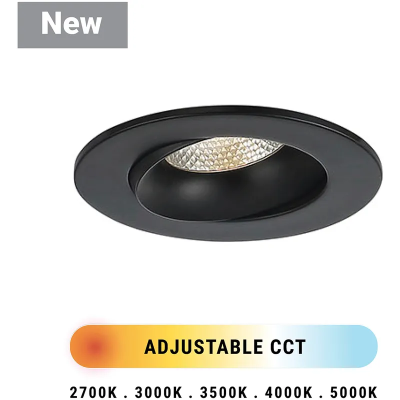 Midway LED Black Recessed Fixture