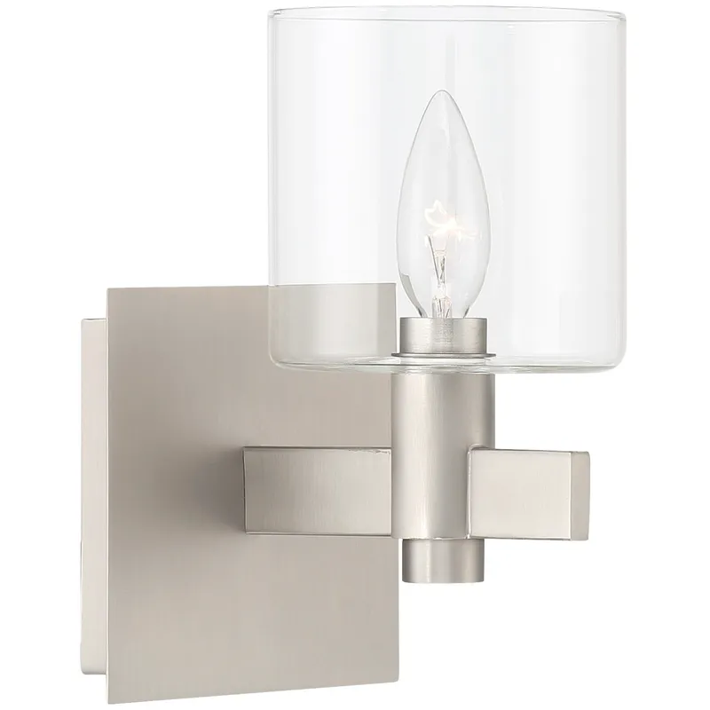 Decato Wall Sconce Wall Light in Satin Nickel