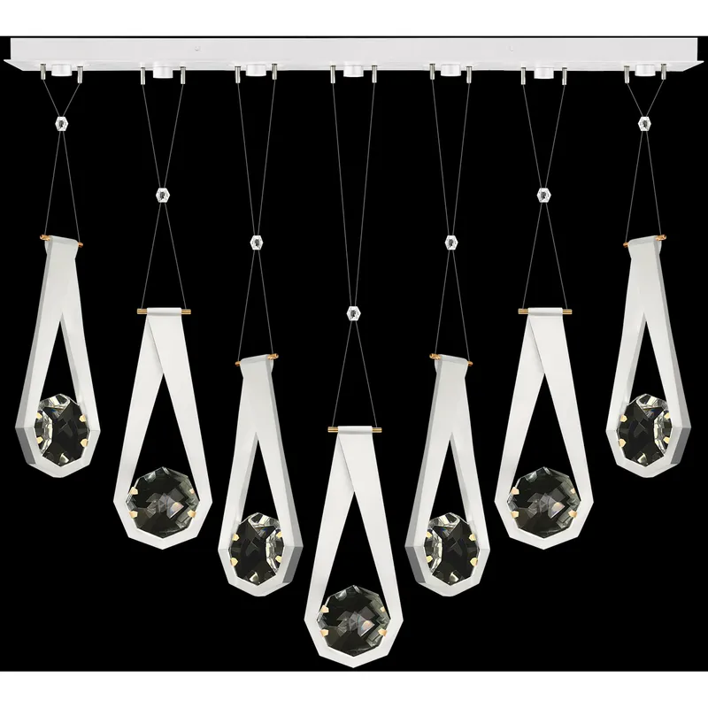 Aria 14 Light 60 inch White Pendant Ceiling Light