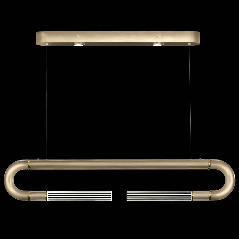 Antonia LED 52 inch Gold Pendant Ceiling Light