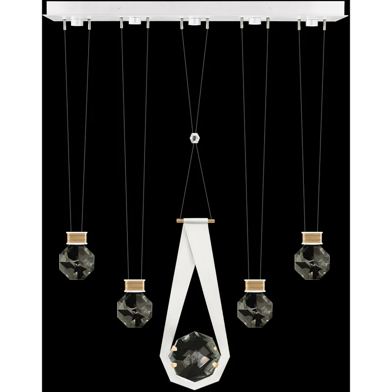 Aria 10 Light 43 inch White Pendant Ceiling Light