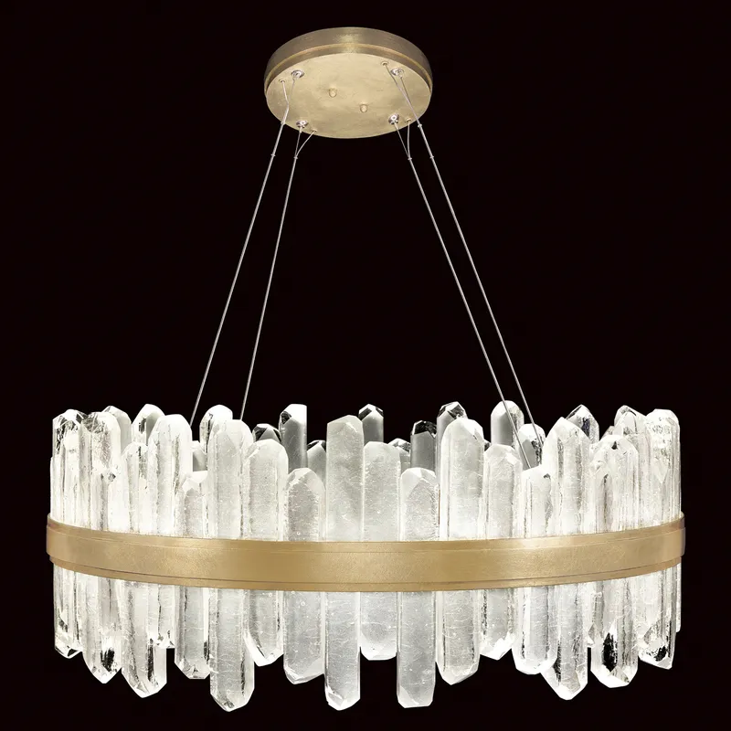 Lior LED 30.5 inch Gold Pendant Ceiling Light