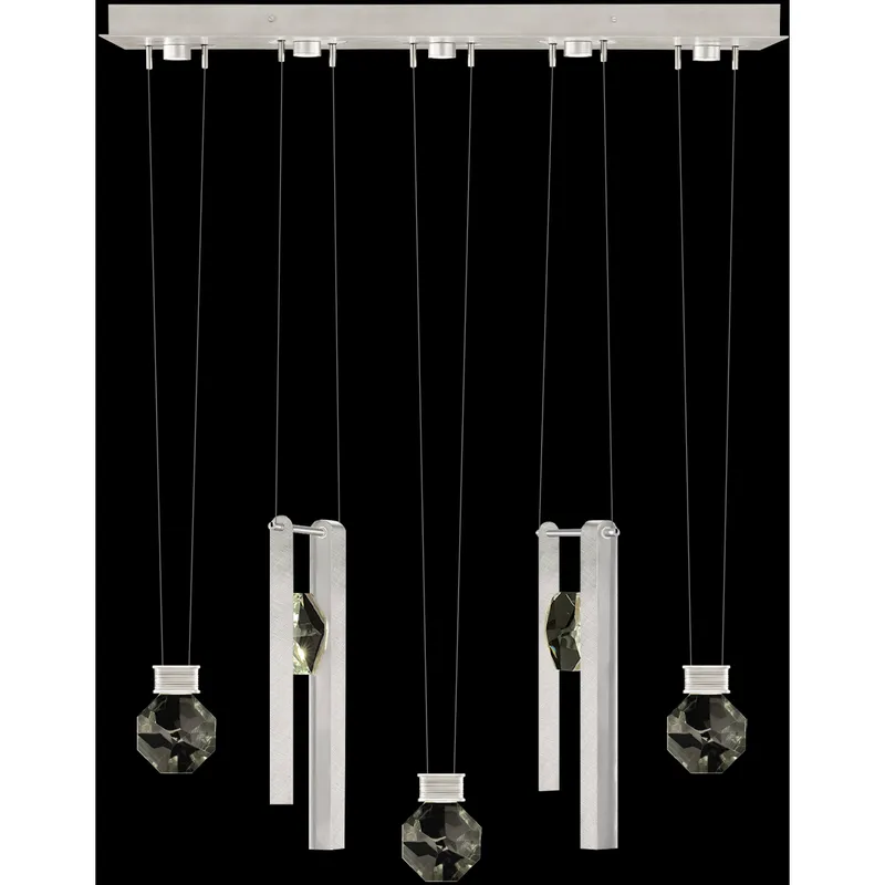 Aria 10 Light 43 inch Silver Pendant Ceiling Light