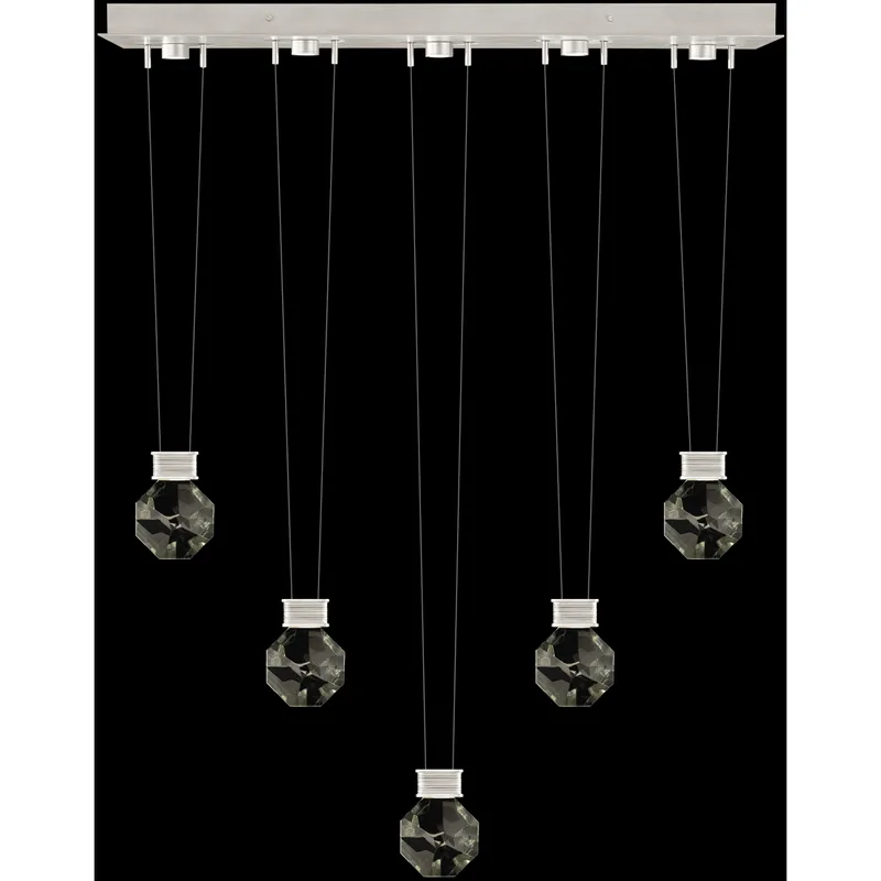 Aria 10 Light 43 inch Silver Pendant Ceiling Light