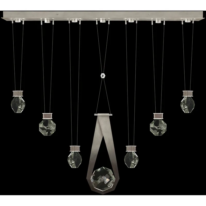 Aria 14 Light 60 inch Silver Pendant Ceiling Light