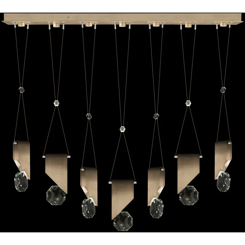 Aria 14 Light 60 inch Bronze Pendant Ceiling Light