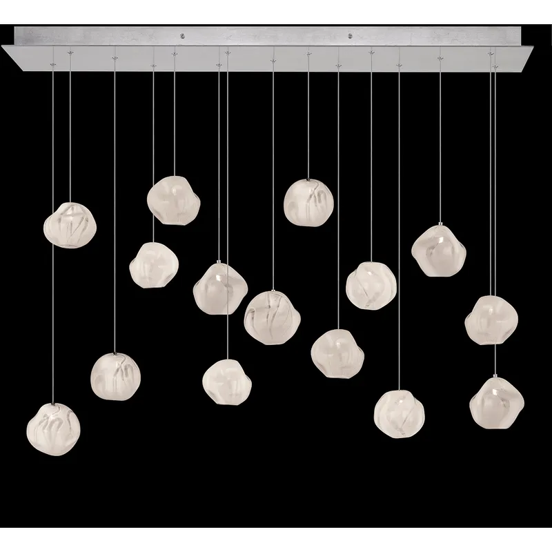 Vesta LED 48 inch Silver Pendant Ceiling Light