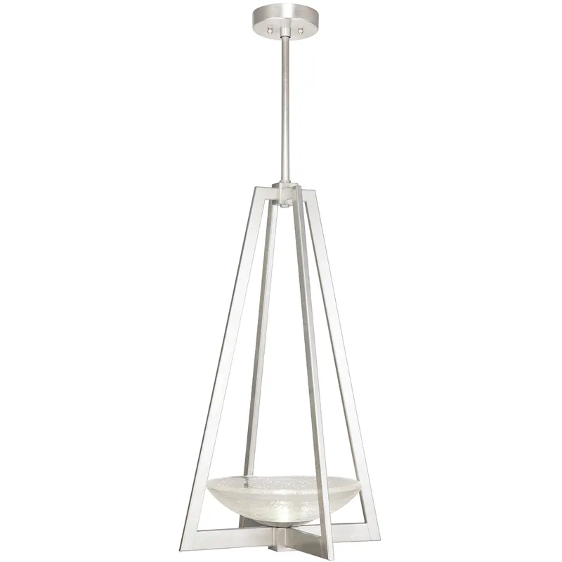 Delphi LED 17.5 inch Silver Pendant Ceiling Light