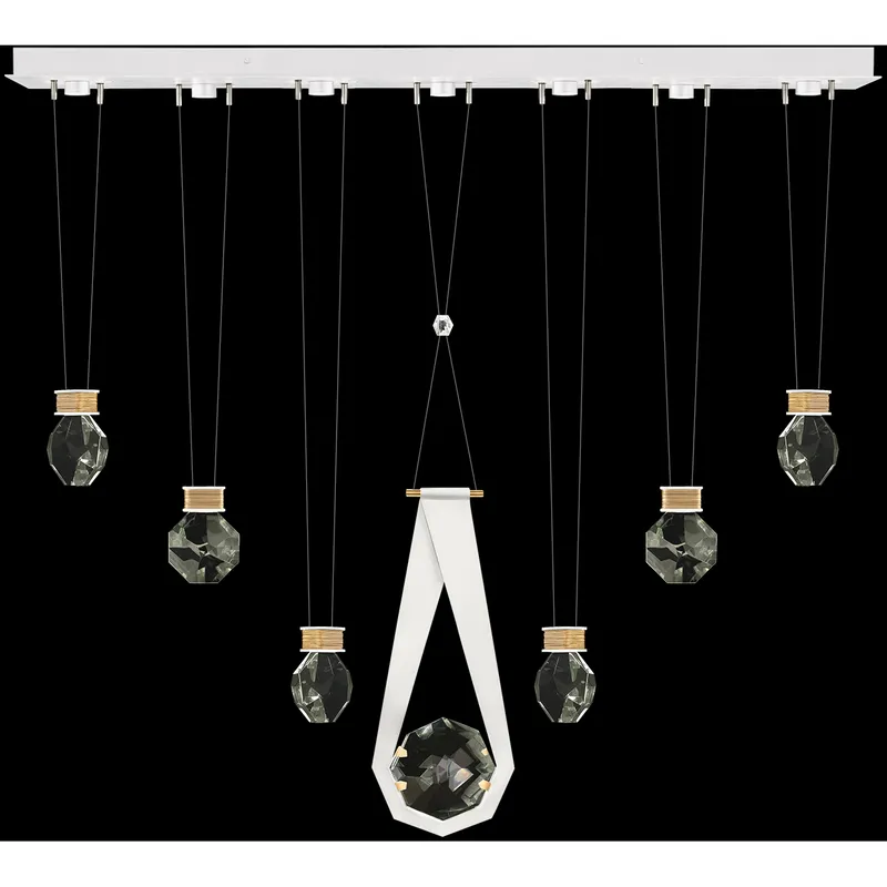 Aria 14 Light 60 inch White Pendant Ceiling Light