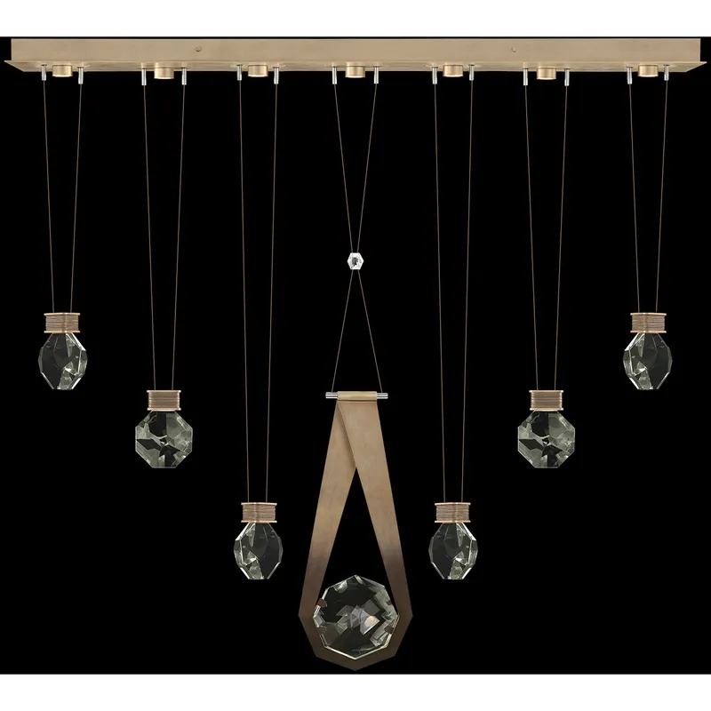 Aria 14 Light 60 inch Bronze Pendant Ceiling Light