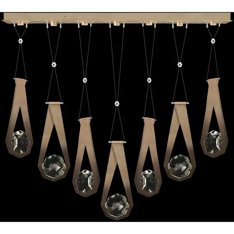 Aria 14 Light 60 inch Bronze Pendant Ceiling Light