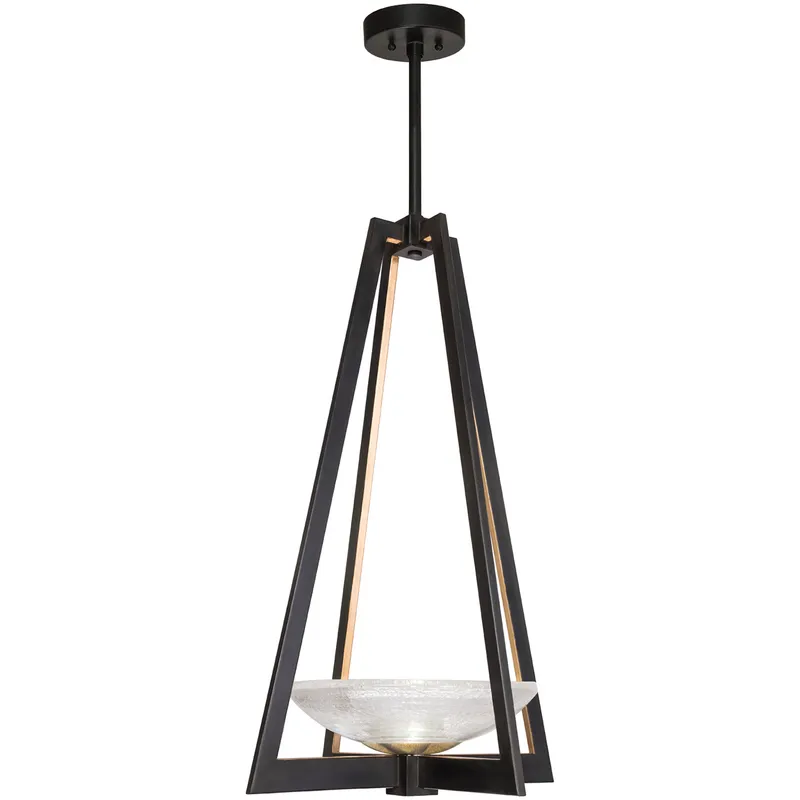 Delphi LED 17.5 inch Black Pendant Ceiling Light