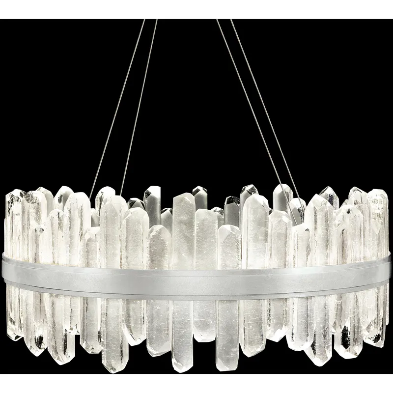 Lior LED 30.5 inch Silver Pendant Ceiling Light