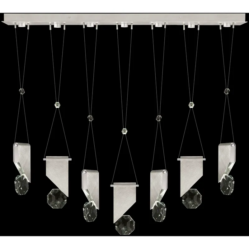 Aria 14 Light 60 inch Silver Pendant Ceiling Light