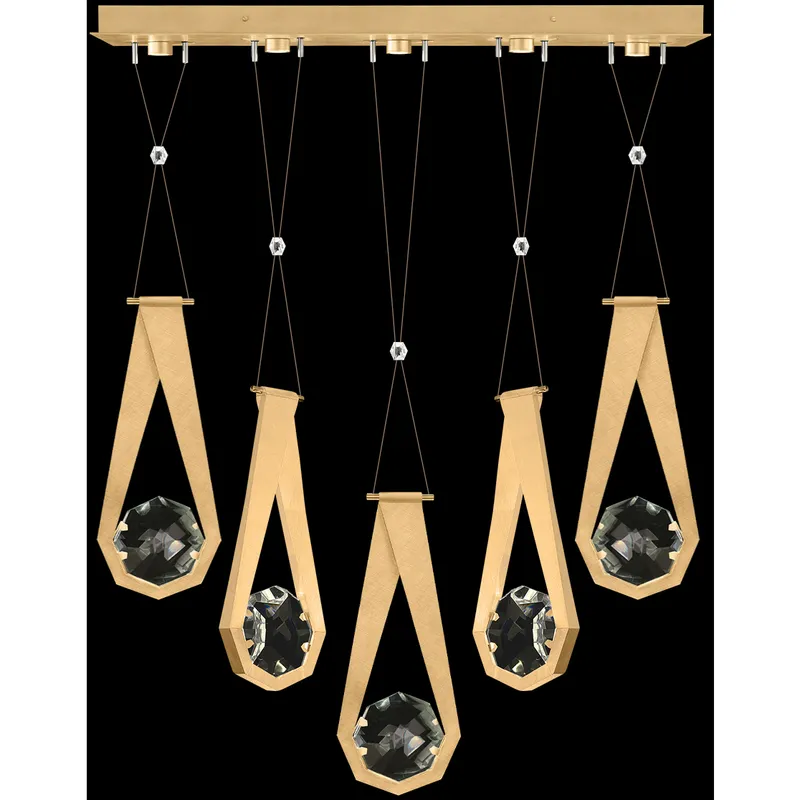 Aria 10 Light 43 inch Gold Pendant Ceiling Light