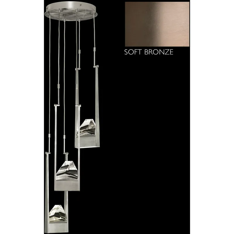 Strata 6 Light 16 inch Bronze Pendant Ceiling Light