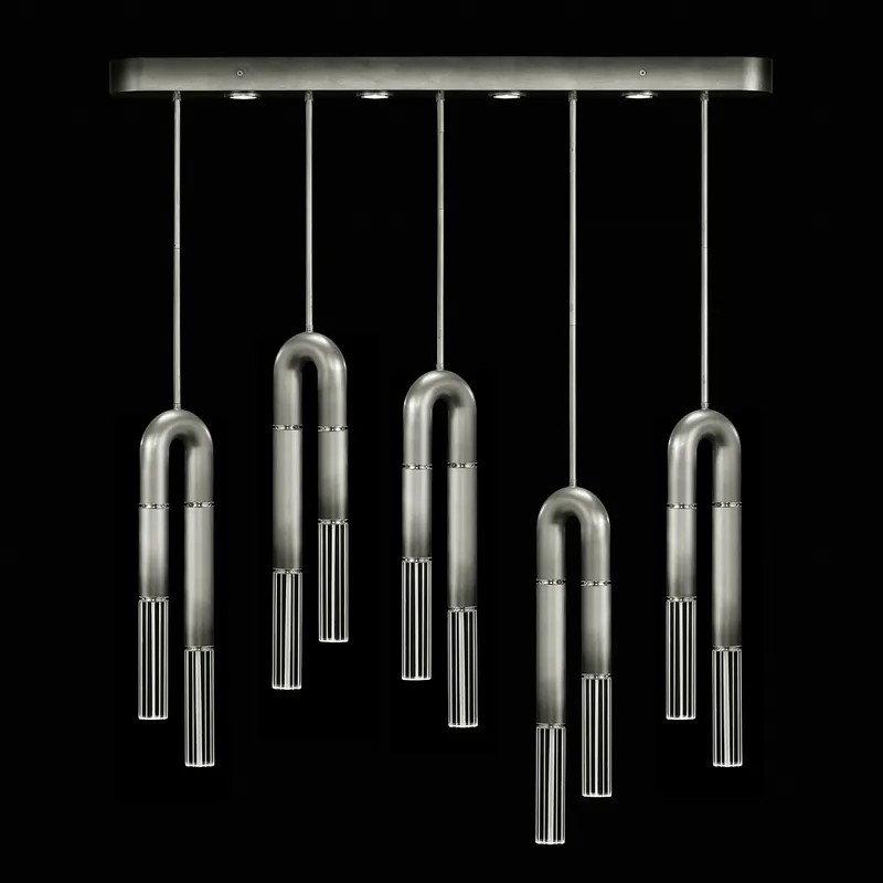 Antonia LED 51.5 inch Silver Pendant Ceiling Light