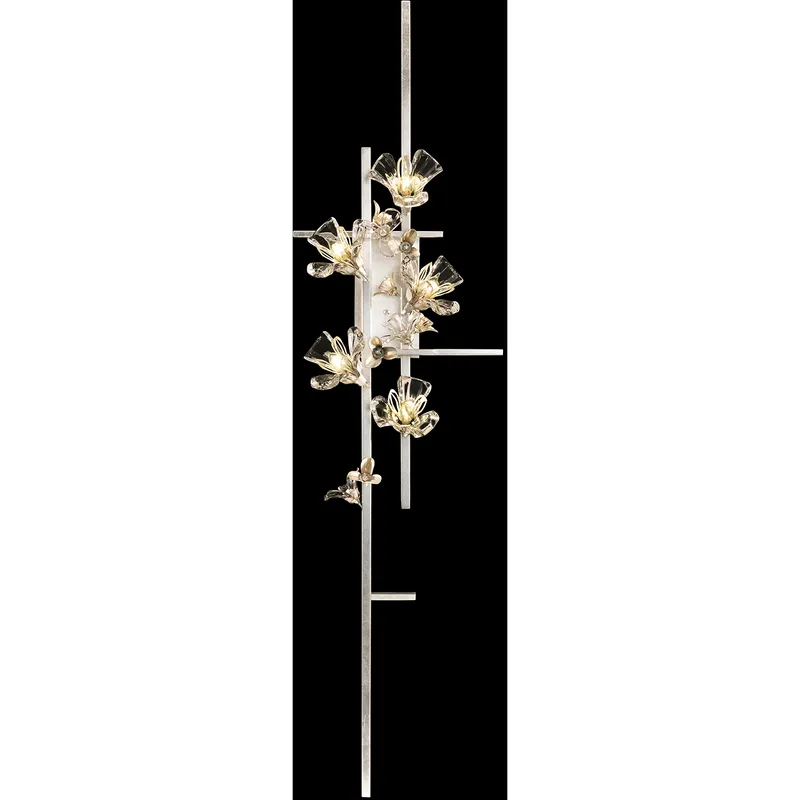 Azu LED 17 inch Silver Sconce Wall Light