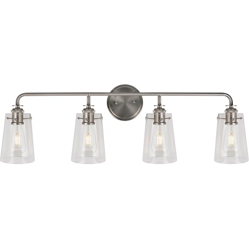 Ronna 4 Light 35 inch Brushed Nickel Bath & Vanity Wall Light