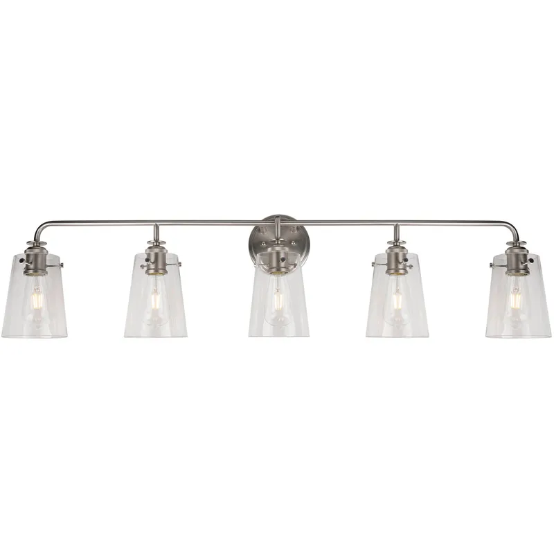 Ronna 5 Light 45 inch Brushed Nickel Bath & Vanity Wall Light