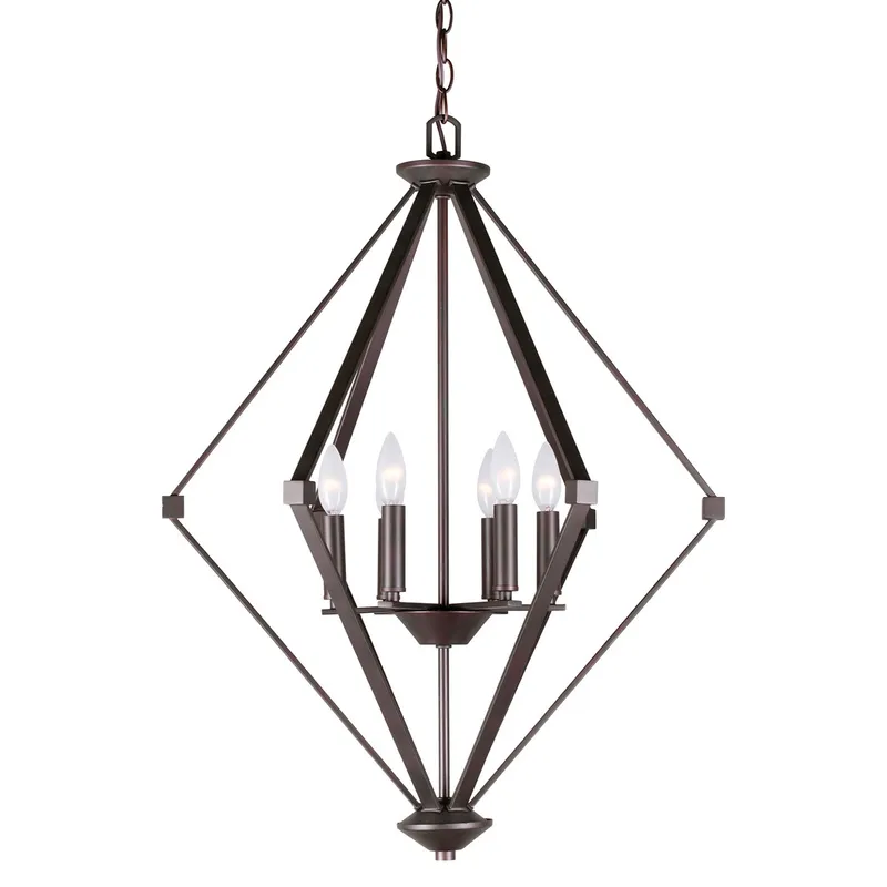 Signature 6 Light 23.75 inch Antique Bronze Foyer Pendant Ceiling Light