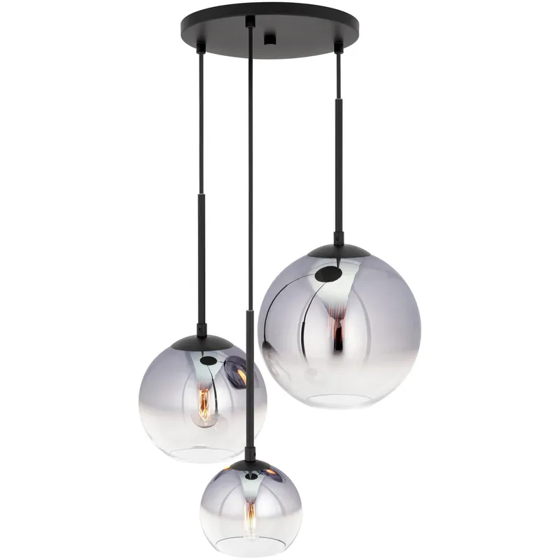 Callisto 3 Light 15.75 inch Black Pendant Ceiling Light
