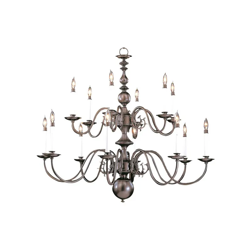 Jamestown 14 Light 41 inch Satin Pewter Foyer Chandelier Ceiling Light