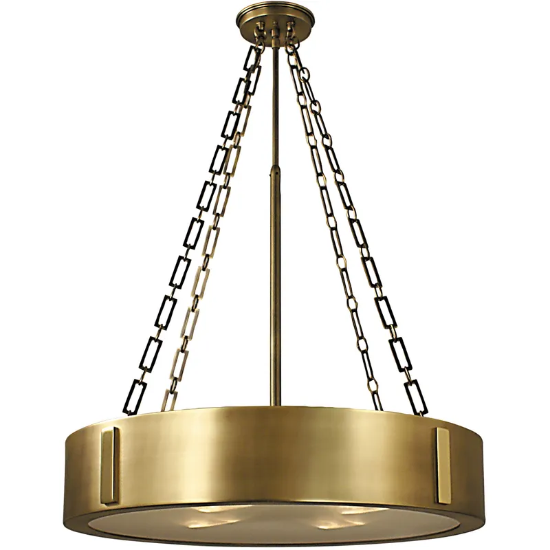 Oracle 4 Light 23 inch Harvest Bronze with Polished Brass Accents Dining Chandelier Ceiling Light