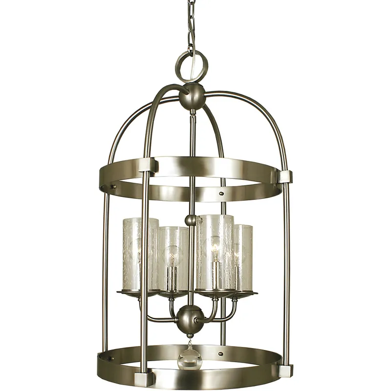 Compass 4 Light 17 inch Brushed Bronze Dining Chandelier Ceiling Light