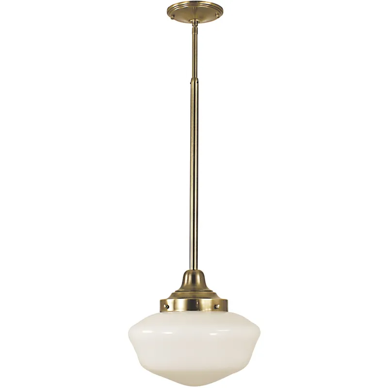 Taylor 1 Light 12 inch Antique Brass Pendant Ceiling Light