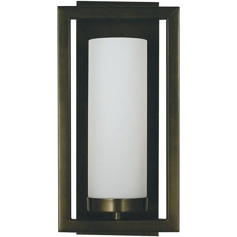 Theorem 1 Light 5 inch Mahogany Bronze Sconce Wall Light