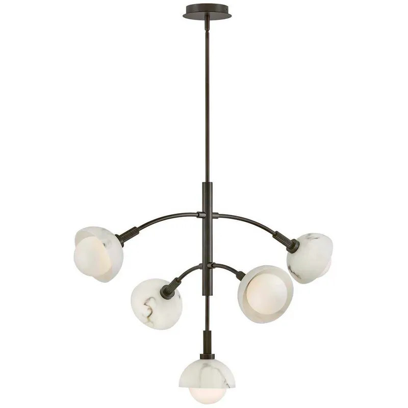 Phoebe LED 33.5 inch Black Oxide Chandelier Ceiling Light