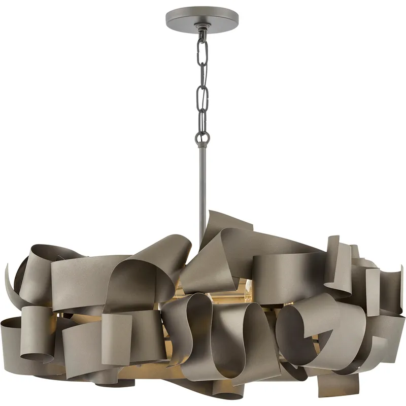 Delfina LED 26 inch Metallic Matte Bronze Chandelier Ceiling Light