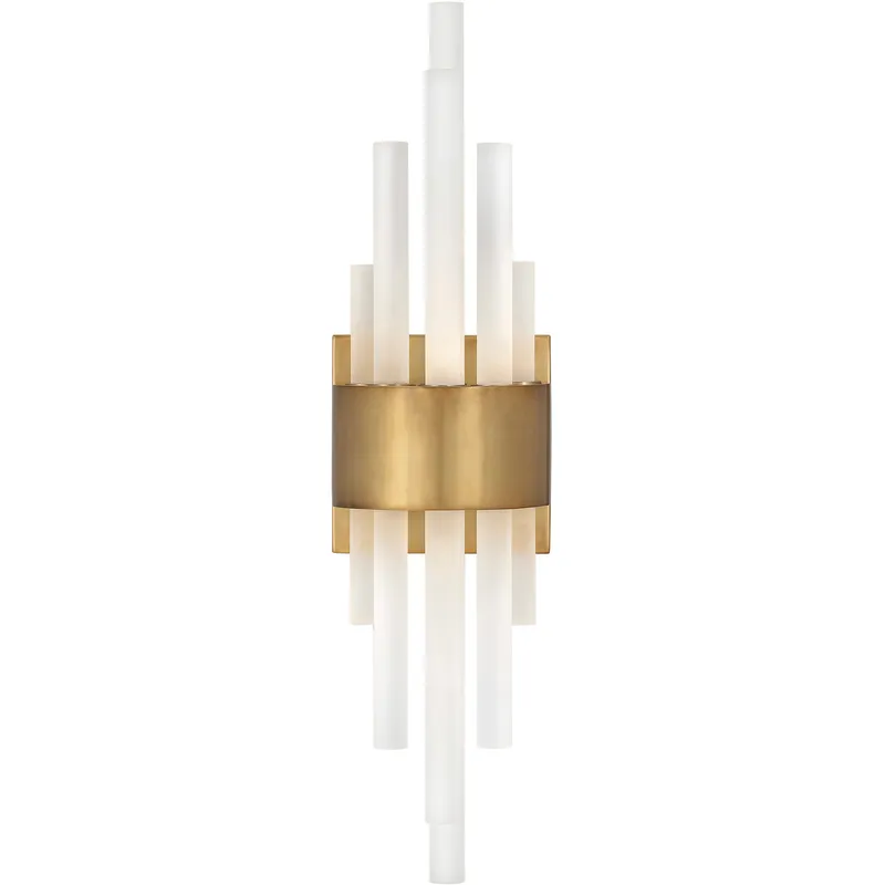 Trinity LED 5.5 inch Heritage Brass ADA Sconce Wall Light