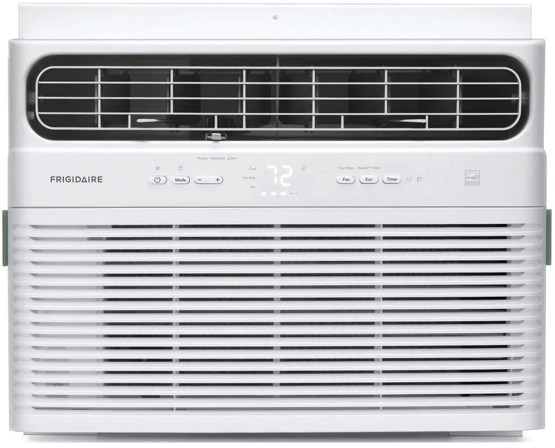 FRIGIDAIRE FHWW085WE1 8000 BTU Inverter Window Room Air Conditioner Wi-Fi Energy Star