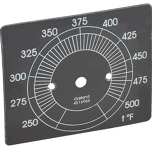 DIAL SCALE 250-500F GL4516966 for Garland GL4516966