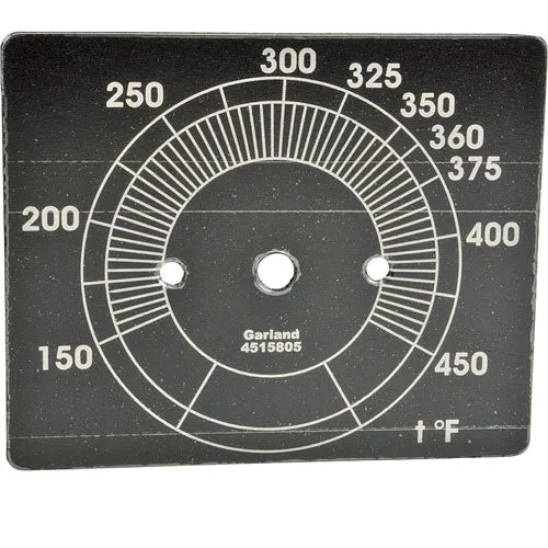 DIAL SCALE DEG F 450 for Garland GL4515805
