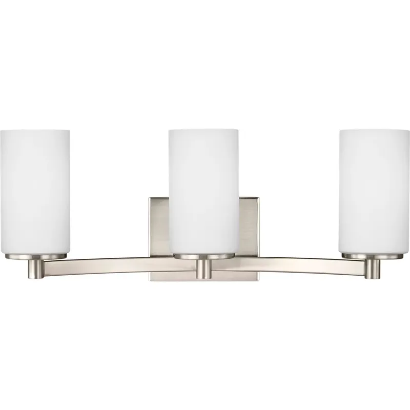 Hettinger 3 Light 20.5 inch Brushed Nickel Wall Bath Fixture Wall Light