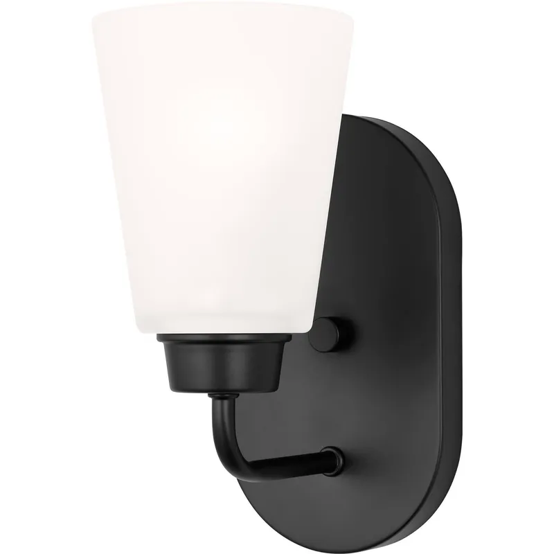 Kerrville 1 Light 4.63 inch Midnight Black Wall Bath Fixture Wall Light