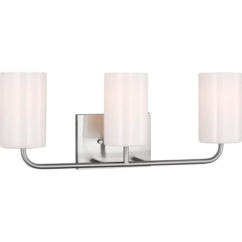 Rhett 3 Light 22 inch Brushed Steel Wall Bath Fixture Wall Light