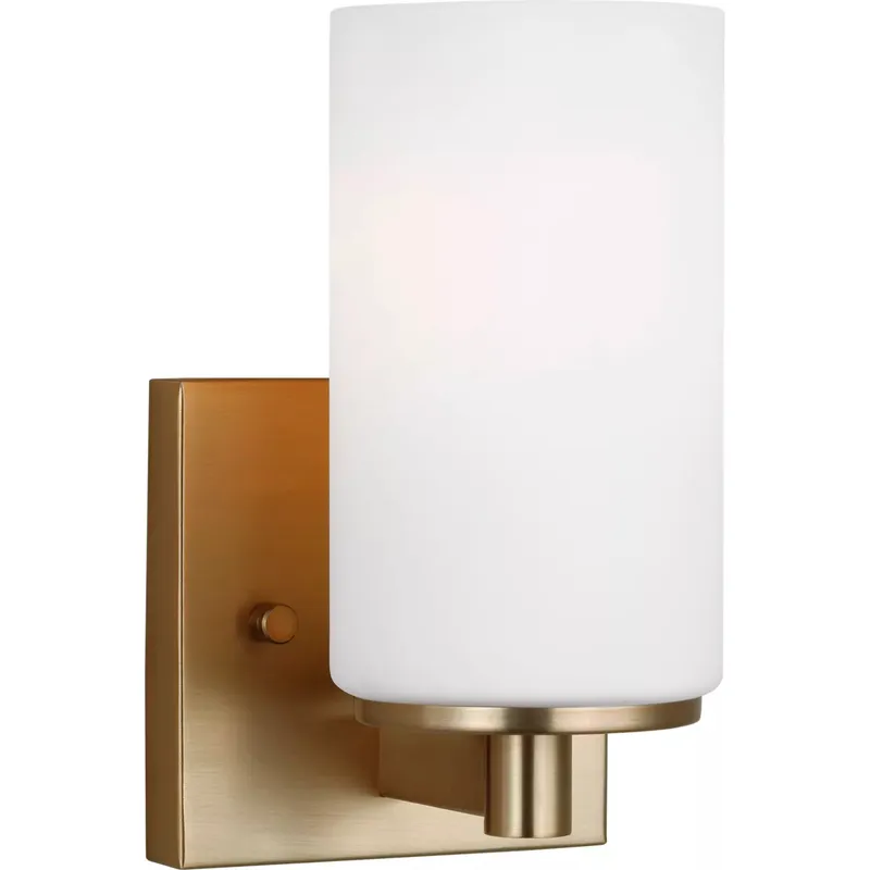 Hettinger LED 4.5 inch Satin Brass Wall Bath Fixture Wall Light