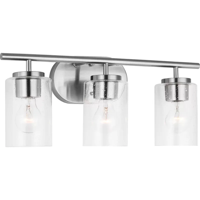 Oslo 3 Light 20 inch Brushed Nickel Wall Bath Fixture Wall Light