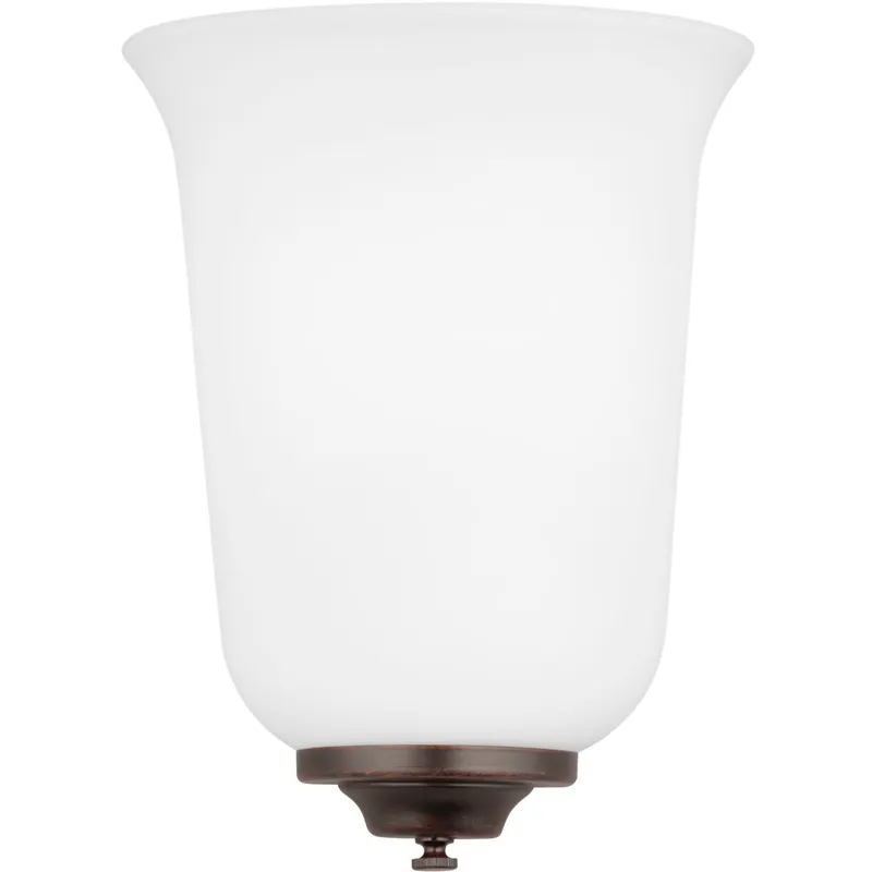 Nearu 1 Light 8 inch Bronze Wall Bath Fixture Wall Light