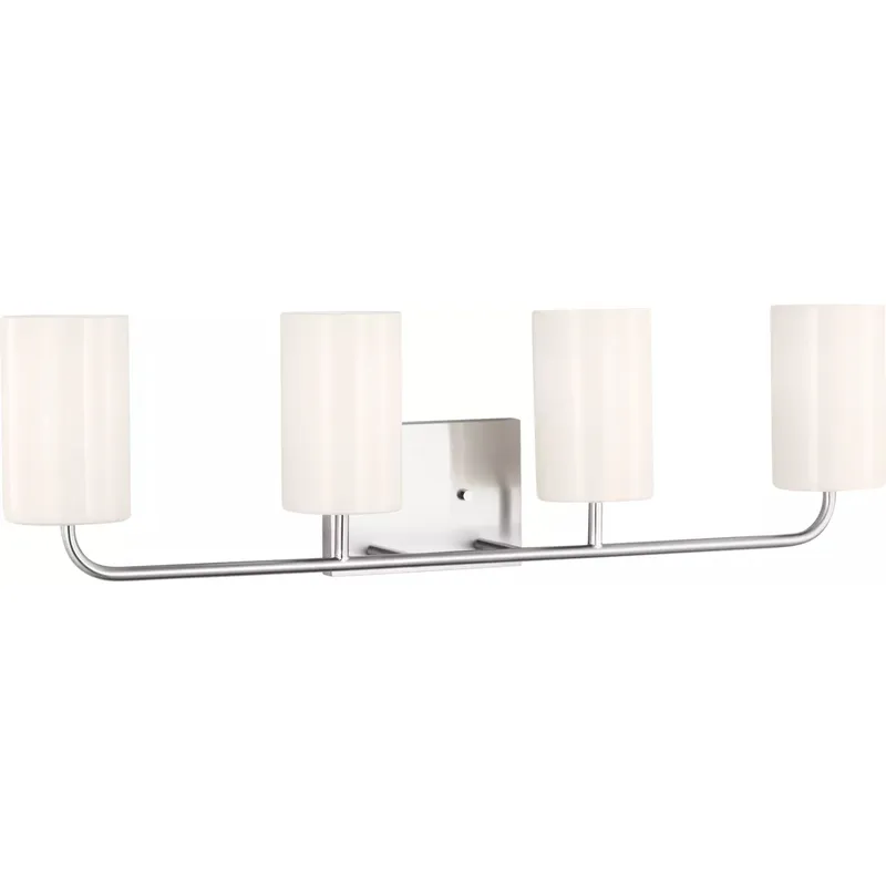 Rhett 4 Light 31 inch Brushed Steel Wall Bath Fixture Wall Light