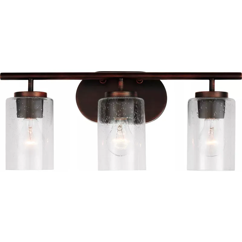 Oslo 3 Light 20 inch Bronze Wall Bath Fixture Wall Light