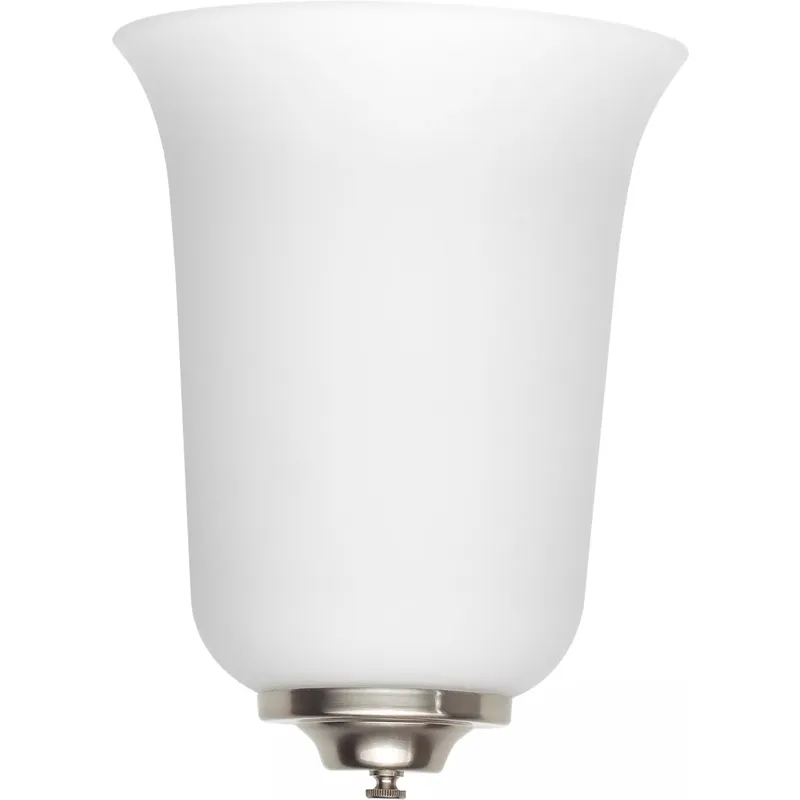Nearu 1 Light 8 inch Brushed Nickel Wall Bath Fixture Wall Light